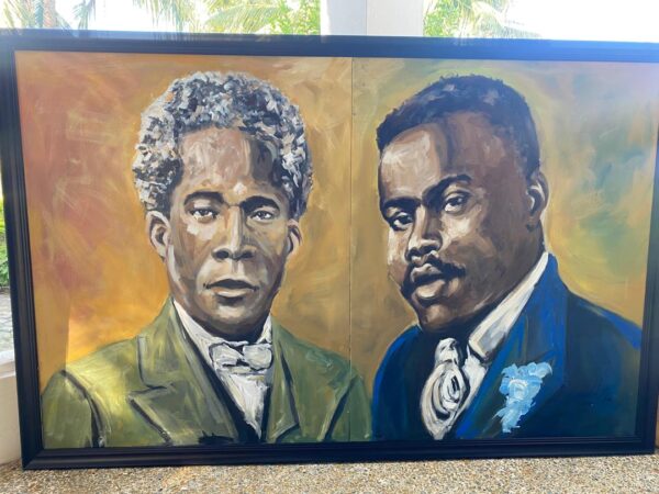 Portrait of Marcus Garvey and Edward Blyden