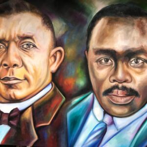 Marcus Garvey & Booker T Washington Print