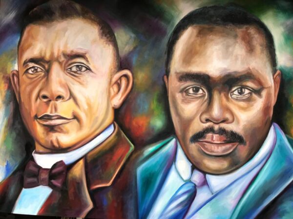 Marcus Garvey & Booker T Washington Print