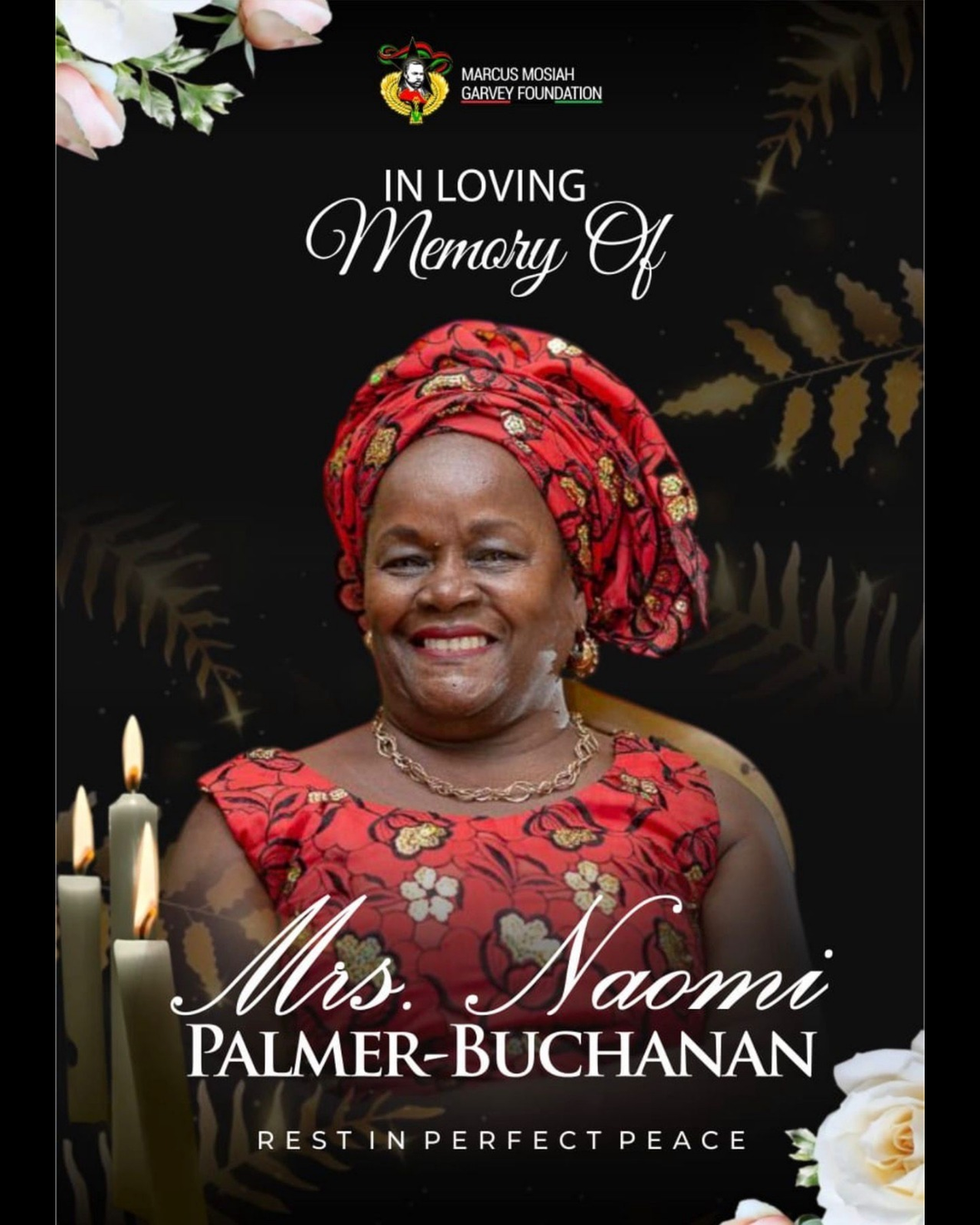 MRS NAOMI PALMER BUCHANAN MEMORIAL